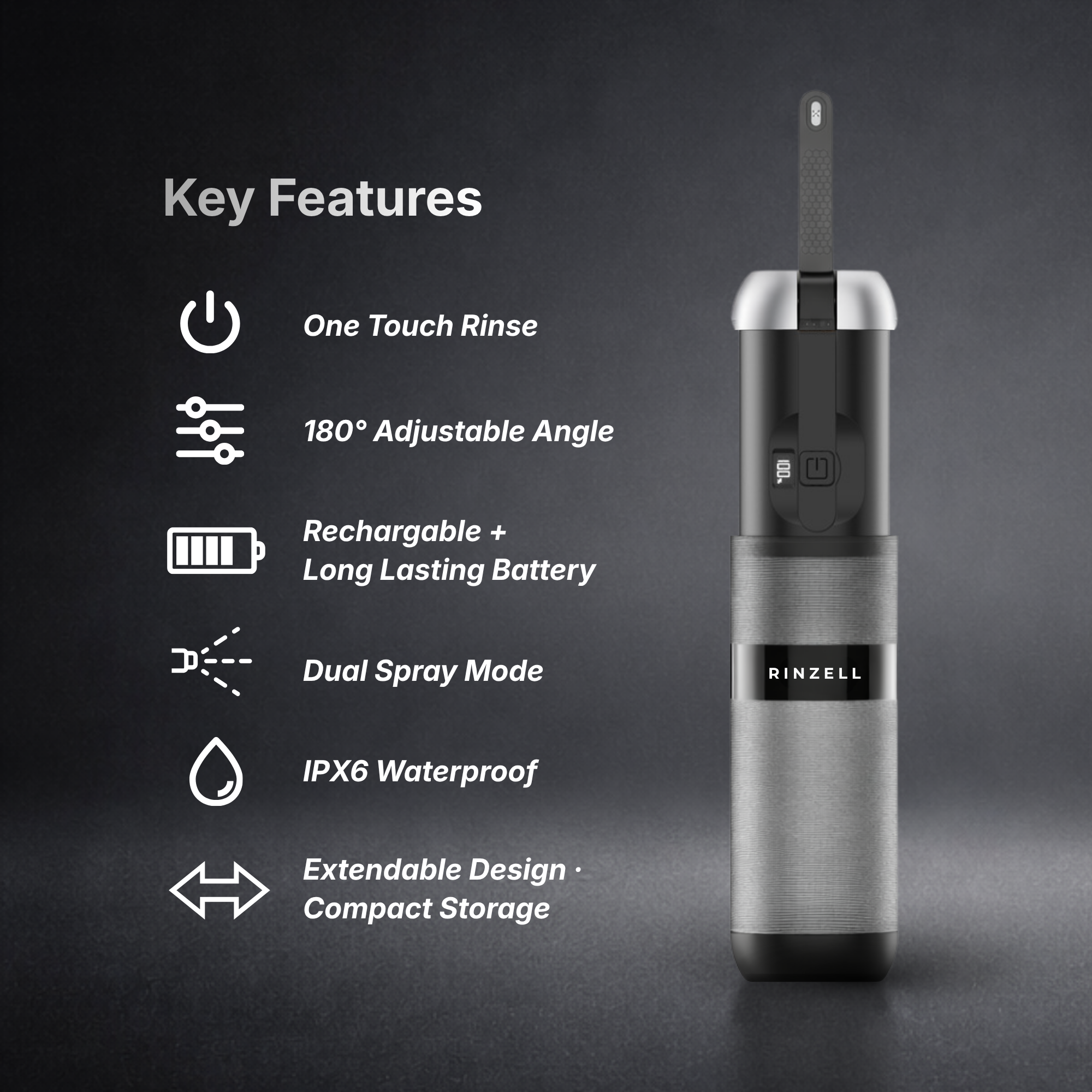 RINZELL Electric Portable Bidet